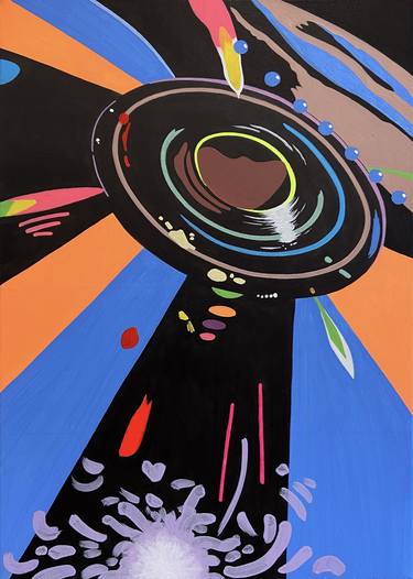Original Contemporary Outer Space Paintings by Rick Fraterman