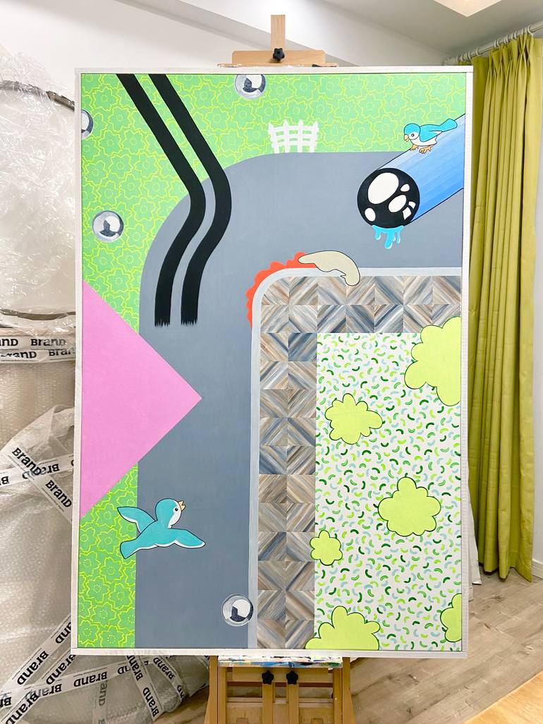 Original Contemporary People Painting by Rick Fraterman