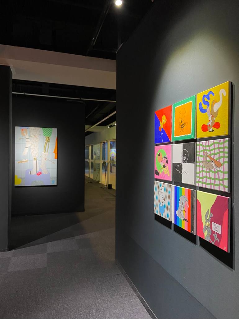 Original Contemporary Cartoon Painting by Rick Fraterman