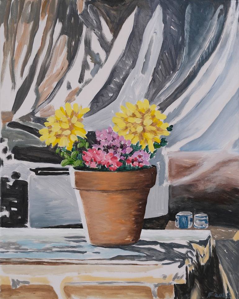 Print of Contemporary Floral Painting by Rick Fraterman