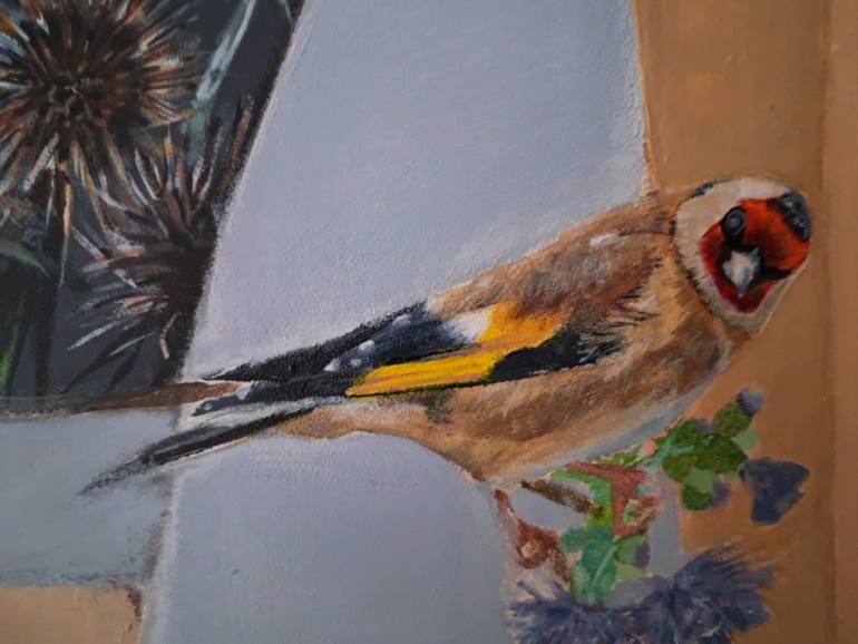 Original Modernism Women Painting by Maria Panayiotou