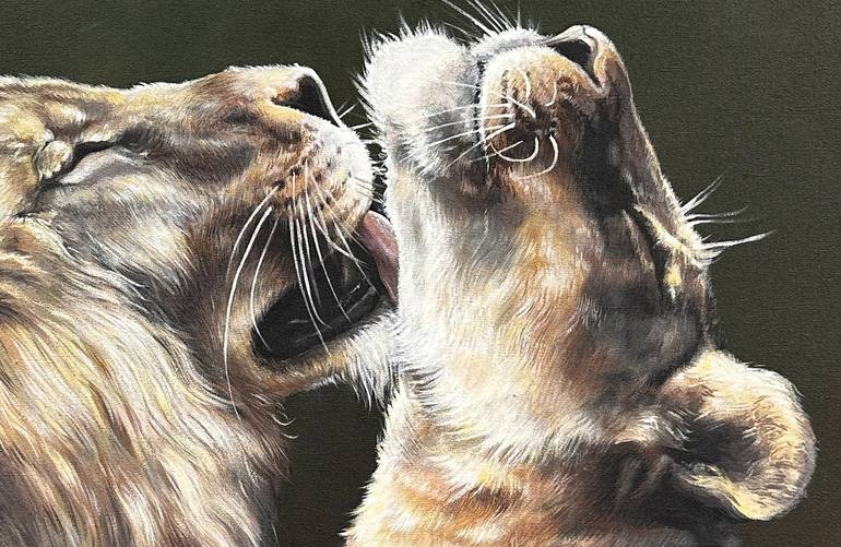 Original Realism Animal Painting by Jamol Yusubov