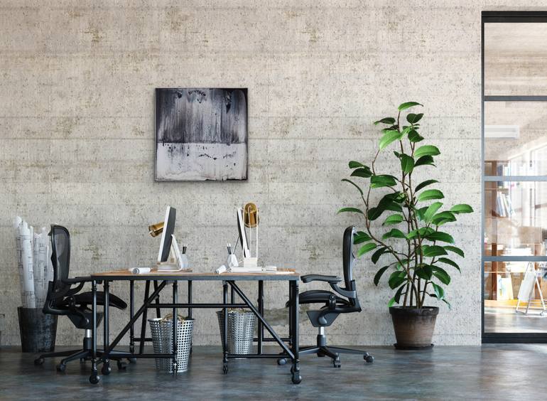 Original Expressionism Abstract Painting by Robert King