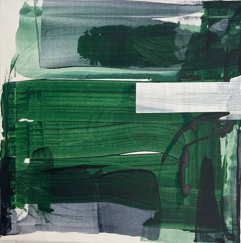 Original Abstract Painting by Karin Hoie | Abstract Art on Linen | Into the wild