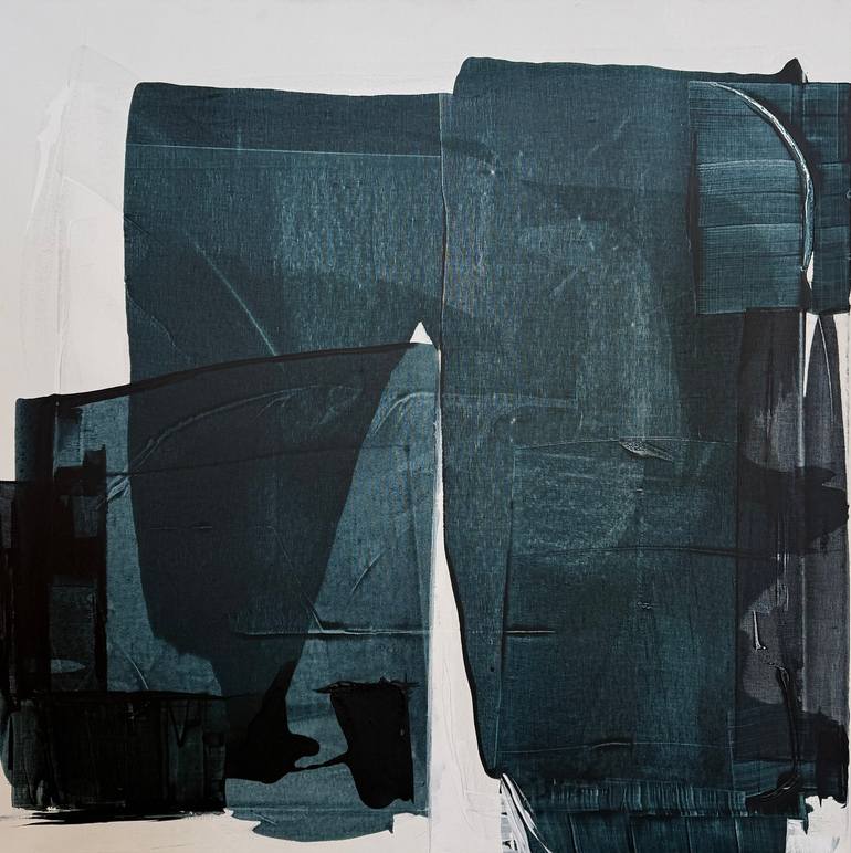 Original Abstract Painting by Karin Hoie | Abstract Art on Canvas | All the way through I