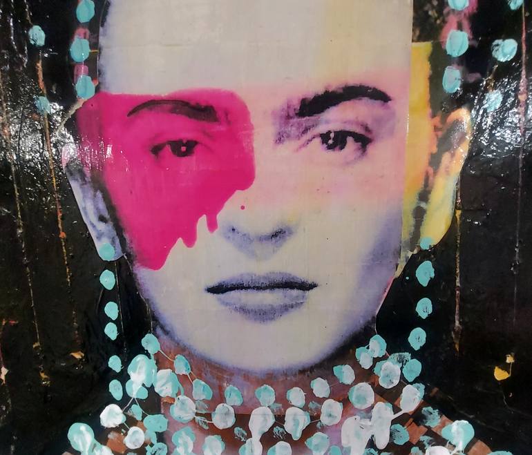 Original Abstract Expressionism Women Mixed Media by Maryline Lemaitre