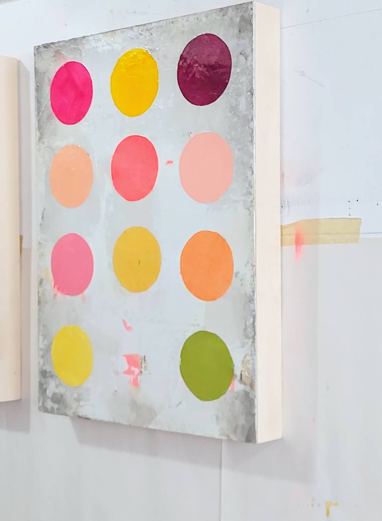 Original Minimalism Abstract Mixed Media by Maryline Lemaitre