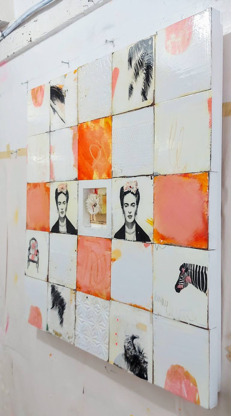 Original Contemporary Abstract Mixed Media by Maryline Lemaitre