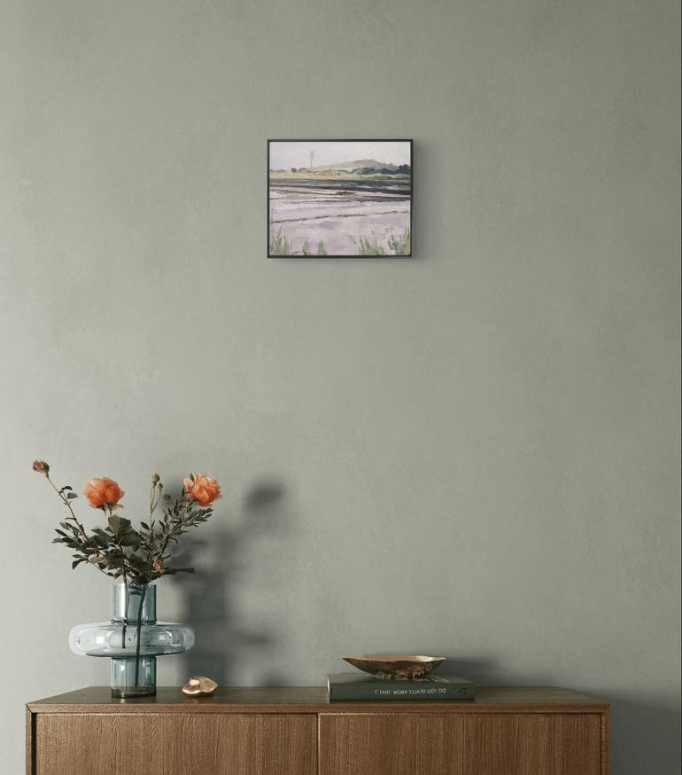 Original Figurative Beach Painting by Elena Hidalgo Álvarez