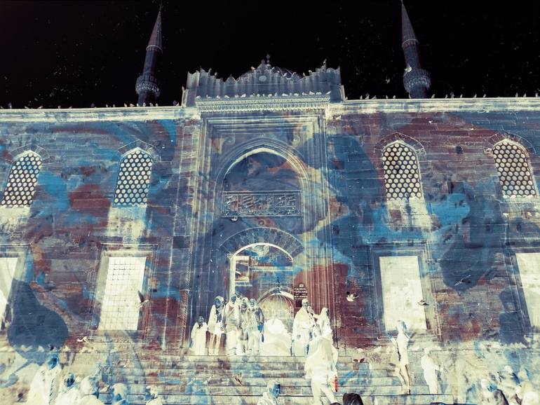 Original Abstract Photography by Banu Muazzez Arpali | Photorealism Art on Canvas | Extending into the night