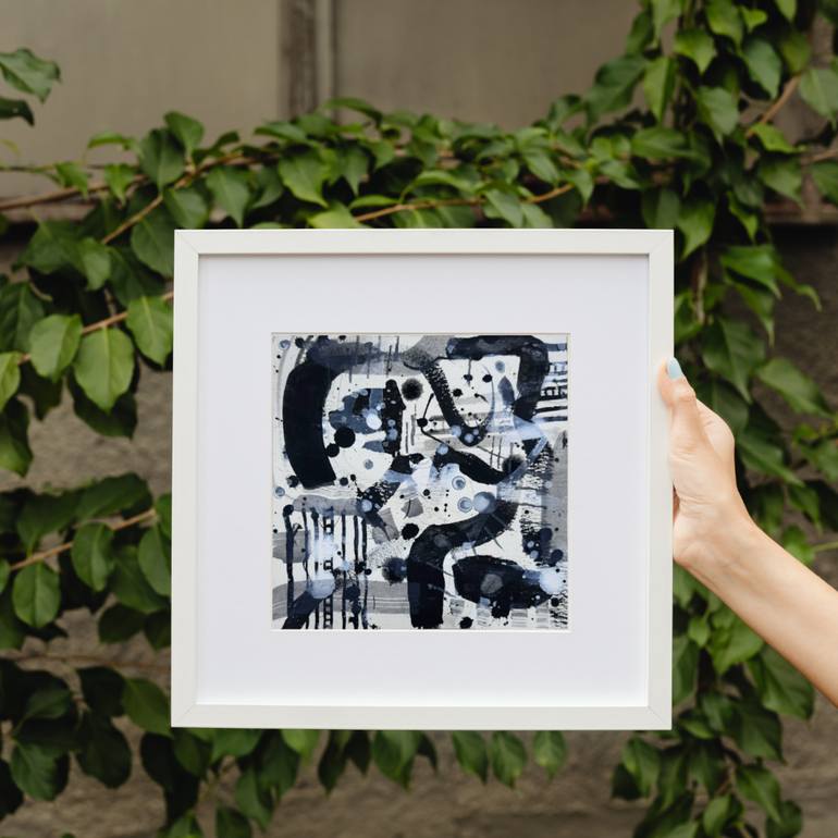 Original Abstract Expressionism Abstract Painting by Selma E Murad