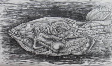 Original Contemporary Animal Drawing by L Lavalle