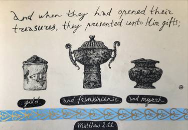 Original Black & White Religion Drawings by Dmytro Sytnikov