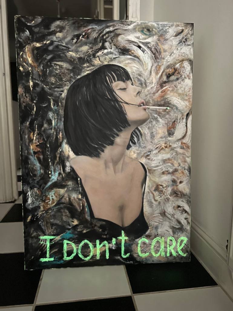 Original Realism Women Painting by Name  Is Not Important