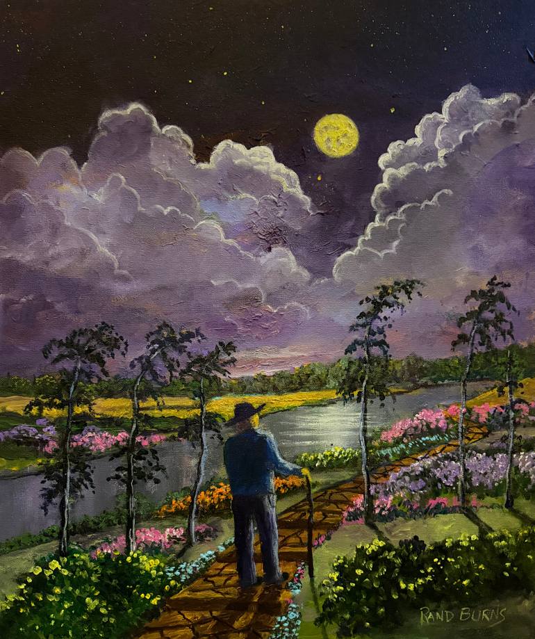 Original Nature Painting by Randy Burns | Realism Art on Canvas | Jewel Of The Night