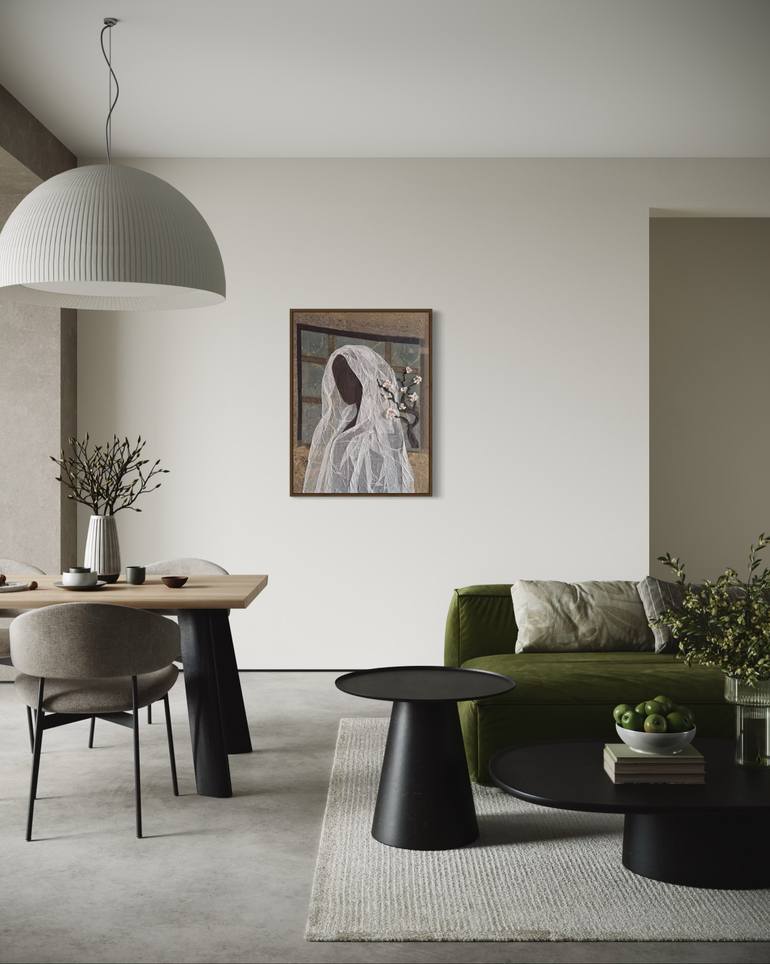 Original Abstract Women Painting by Xenia Burn