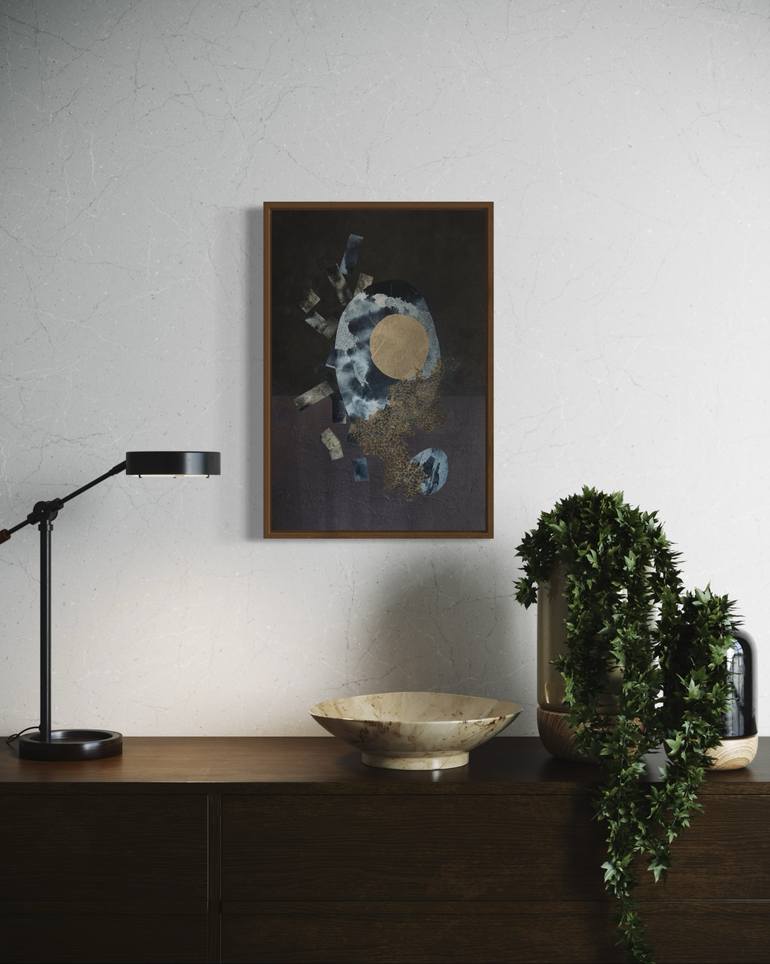 Original Abstract Expressionism Abstract Painting by Xenia Burn