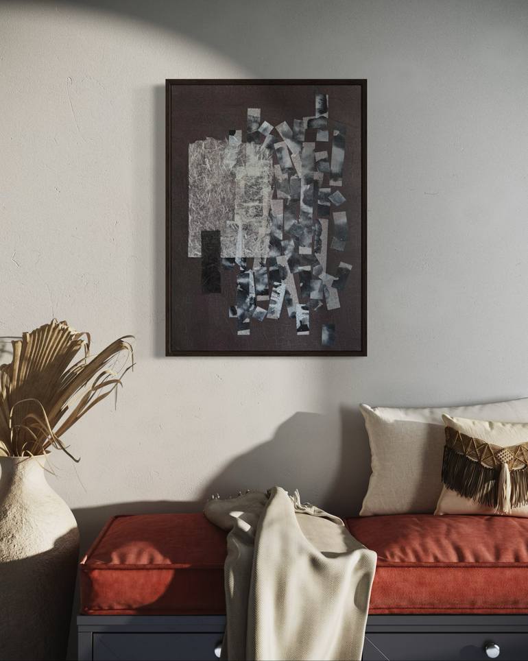 Original Abstract Expressionism Abstract Mixed Media by Xenia Burn