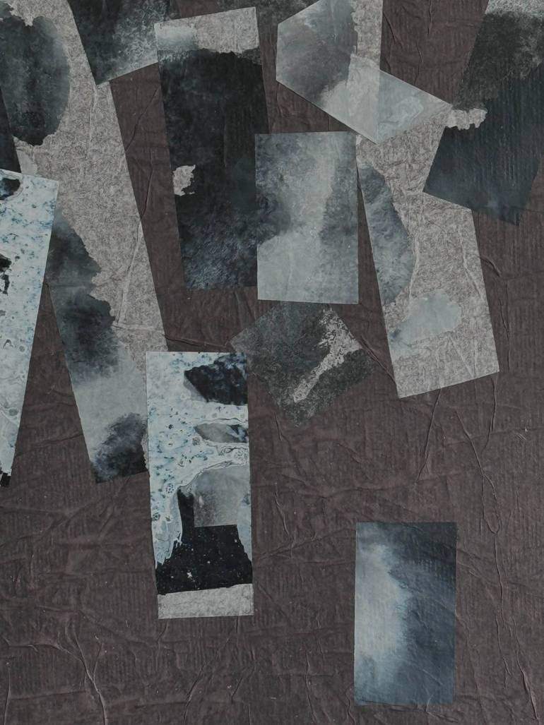 Original Abstract Expressionism Abstract Mixed Media by Xenia Burn