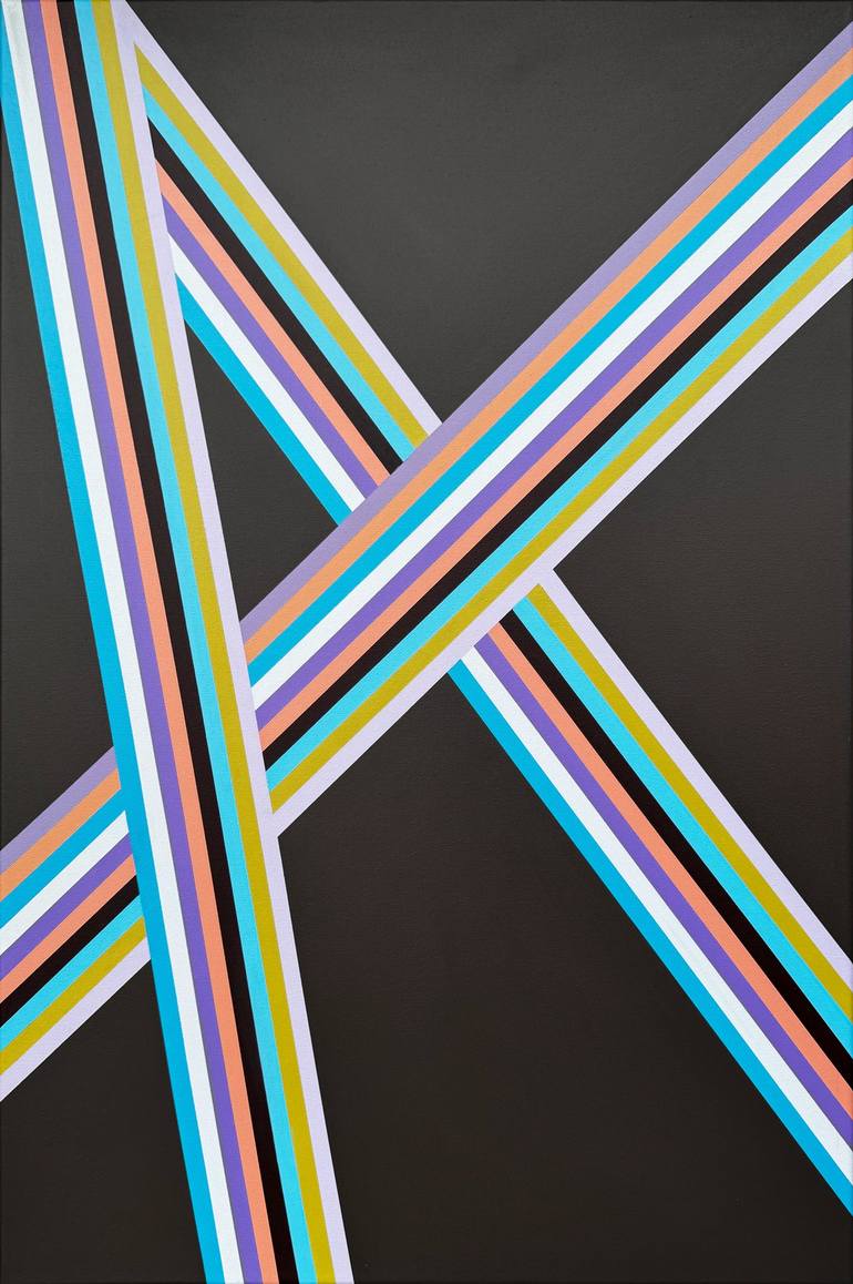 Print of Color Field Painting Abstract Paintings by Elena Alexander
