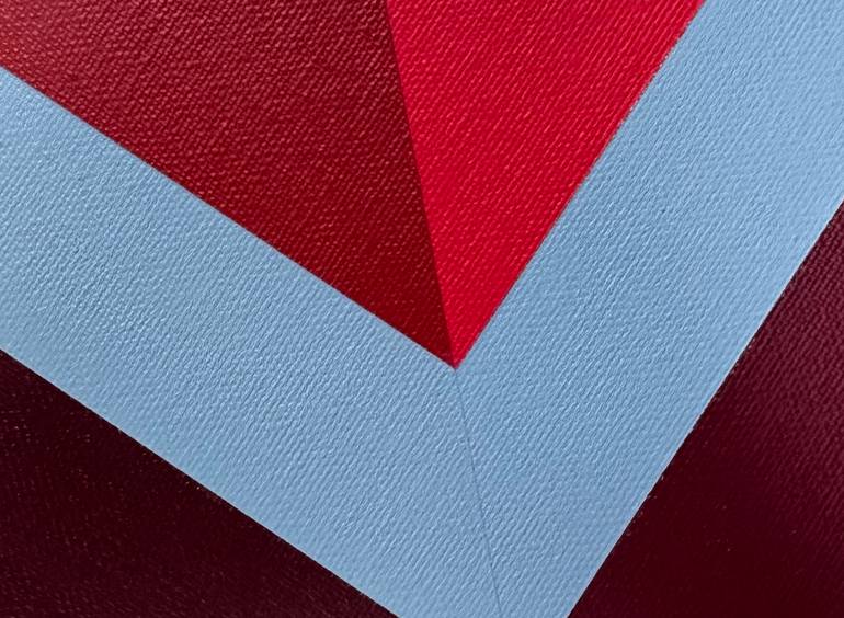 Original Abstract Geometric Painting by Elena Alexander
