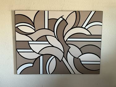 Original Abstract Geometric Drawing by Aram Militonyan