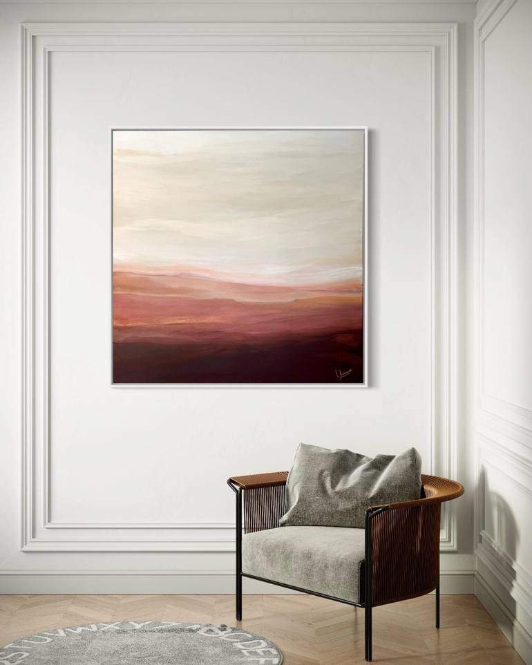 Original Abstract Expressionism Abstract Painting by Leticia Demeuse