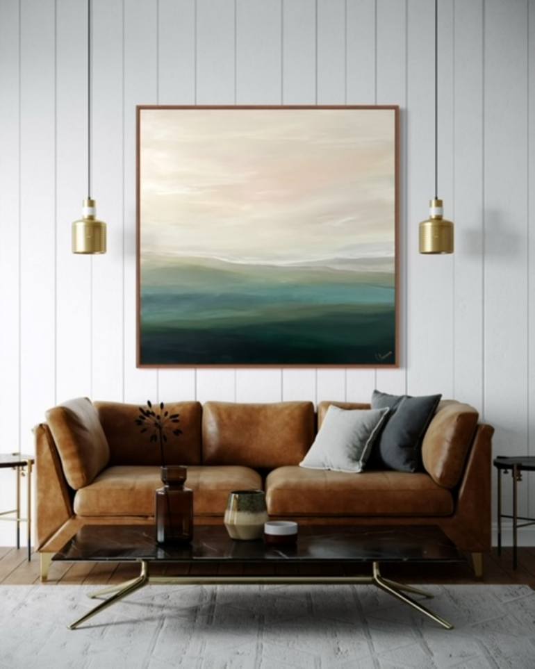 Original Abstract Expressionism Abstract Painting by Leticia Demeuse