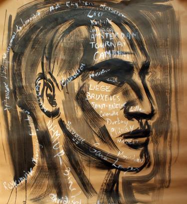 Print of Expressionism Portrait Paintings by Sandra Issa