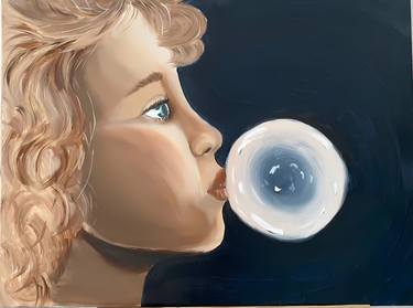 Original Impressionism Children Paintings by Svetlana Li