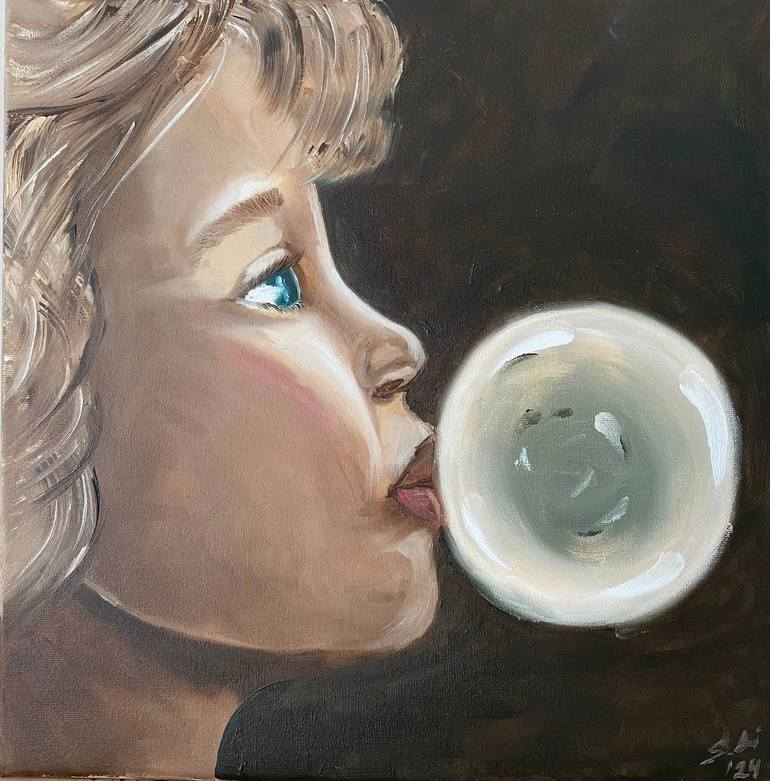 "The Girl and the Cosmos Within" - Print