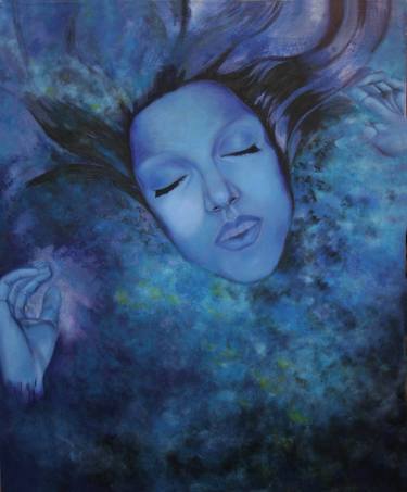 Original Conceptual Outer Space Paintings by Diba Esmaeilipour