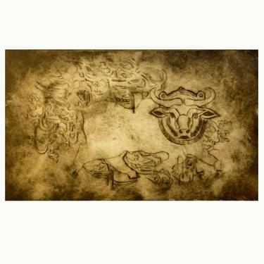 Original Contemporary Animal Printmaking by Diba Esmaeilipour