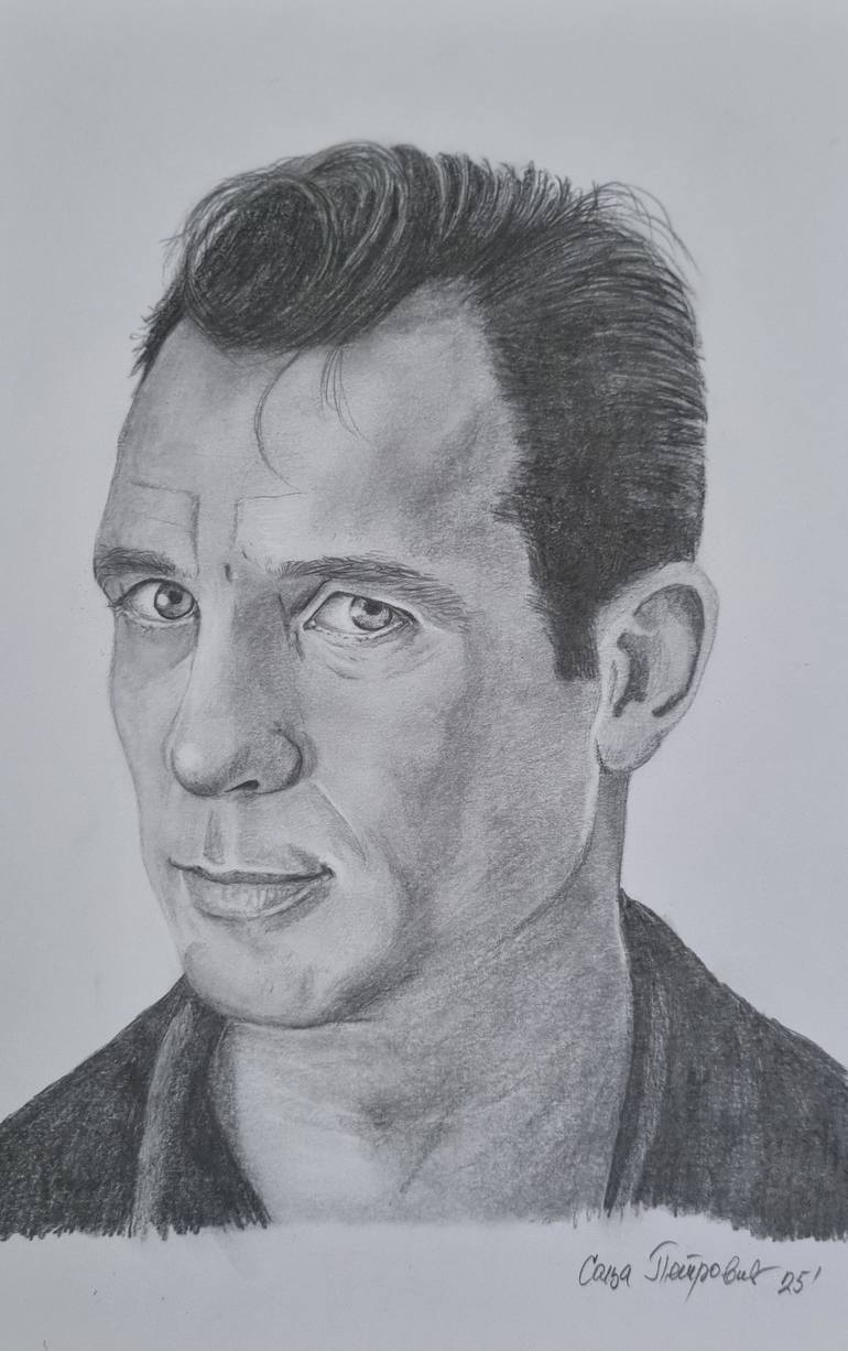 Original Famous Drawing by Sanja Petrovic  Portraiture Art on Paper  Portraits