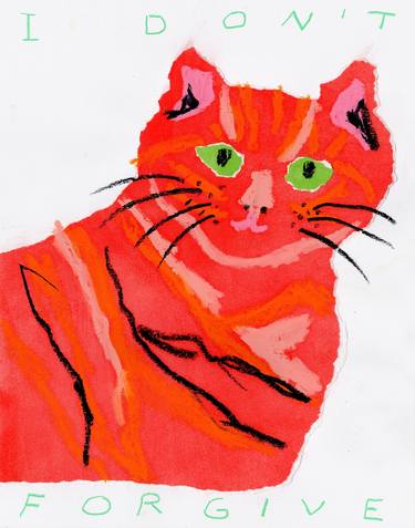 Original Illustration Animal Mixed Media by Ivy Zheyu Chen