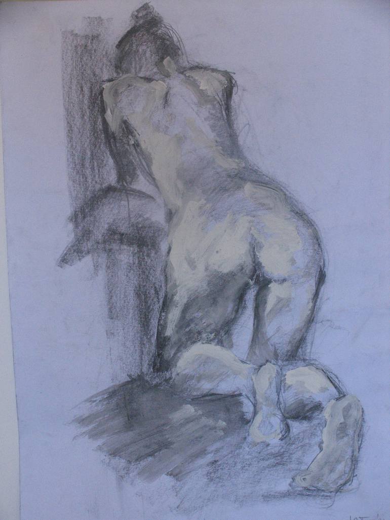 nude Drawing by juliana tekova | Saatchi Art