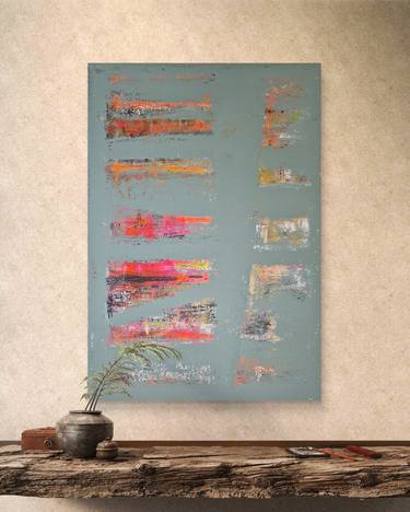 Original Abstract Expressionism Abstract Paintings by Aachen Diana