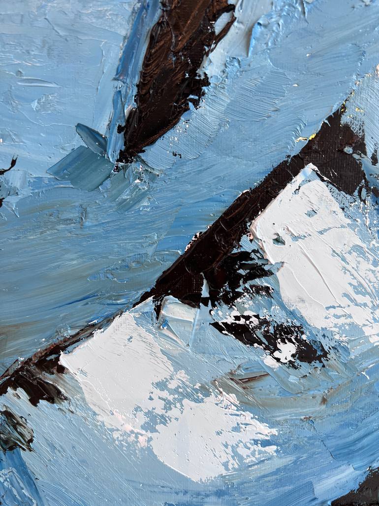 Original Abstract Landscape Painting by Roxane Pietro