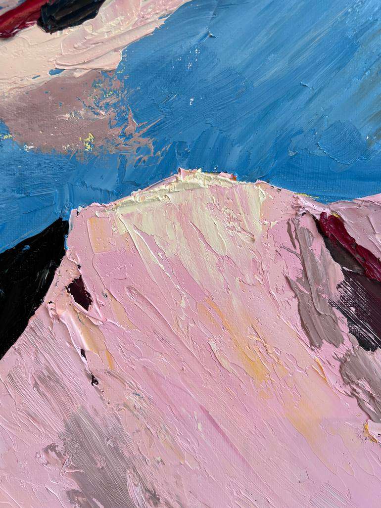 Original Abstract Landscape Painting by Roxane Pietro