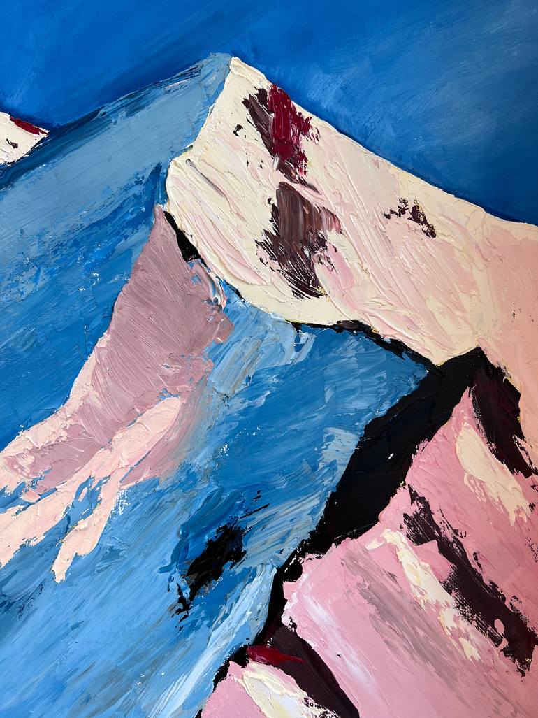 Original Abstract Landscape Painting by Roxane Pietro