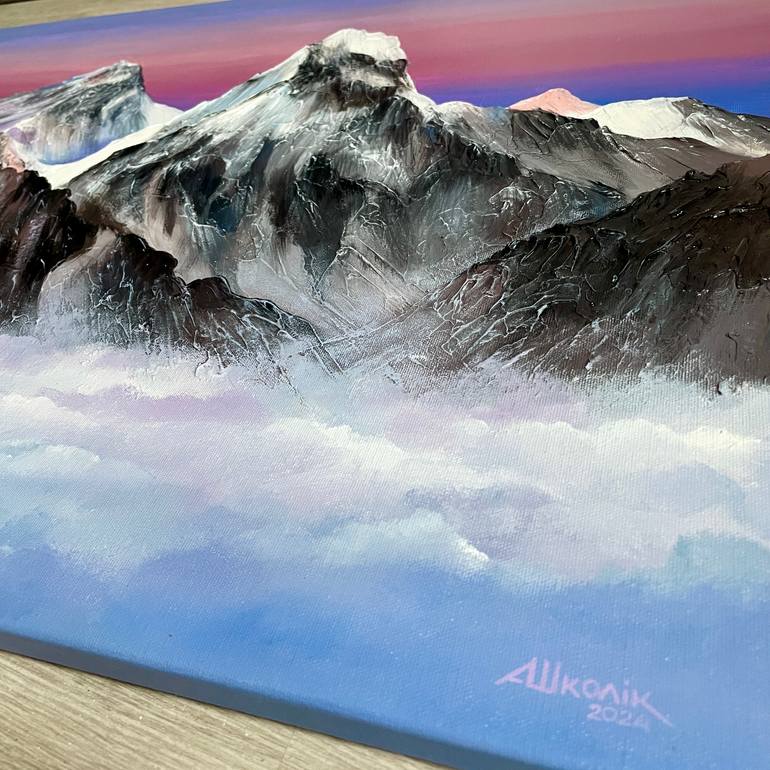 Original Abstract Landscape Painting by Anna Shkolik