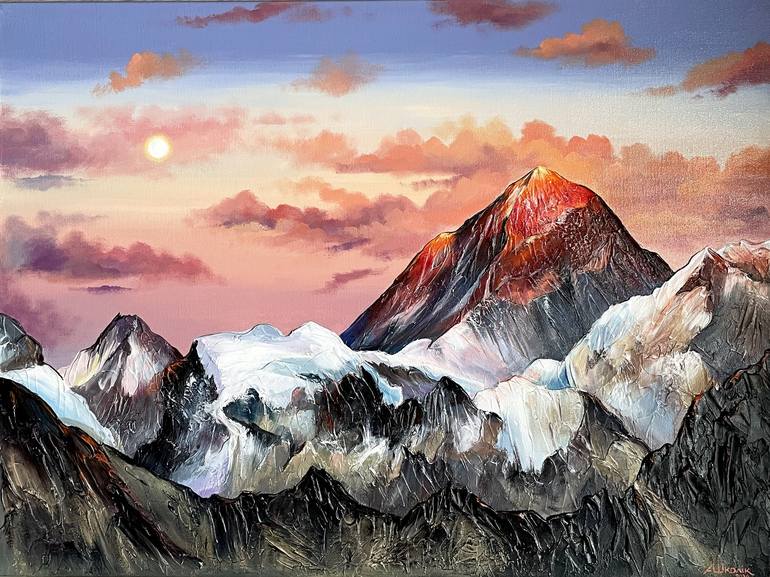Original Abstract Landscape Paintings by Anna Shkolik
