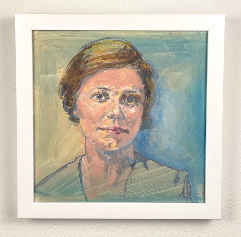 Original Portraiture Women Painting by Richard Mcgarry