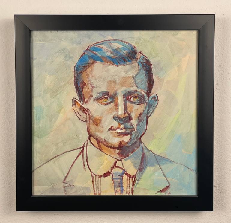 Original Portraiture Men Painting by Richard Mcgarry