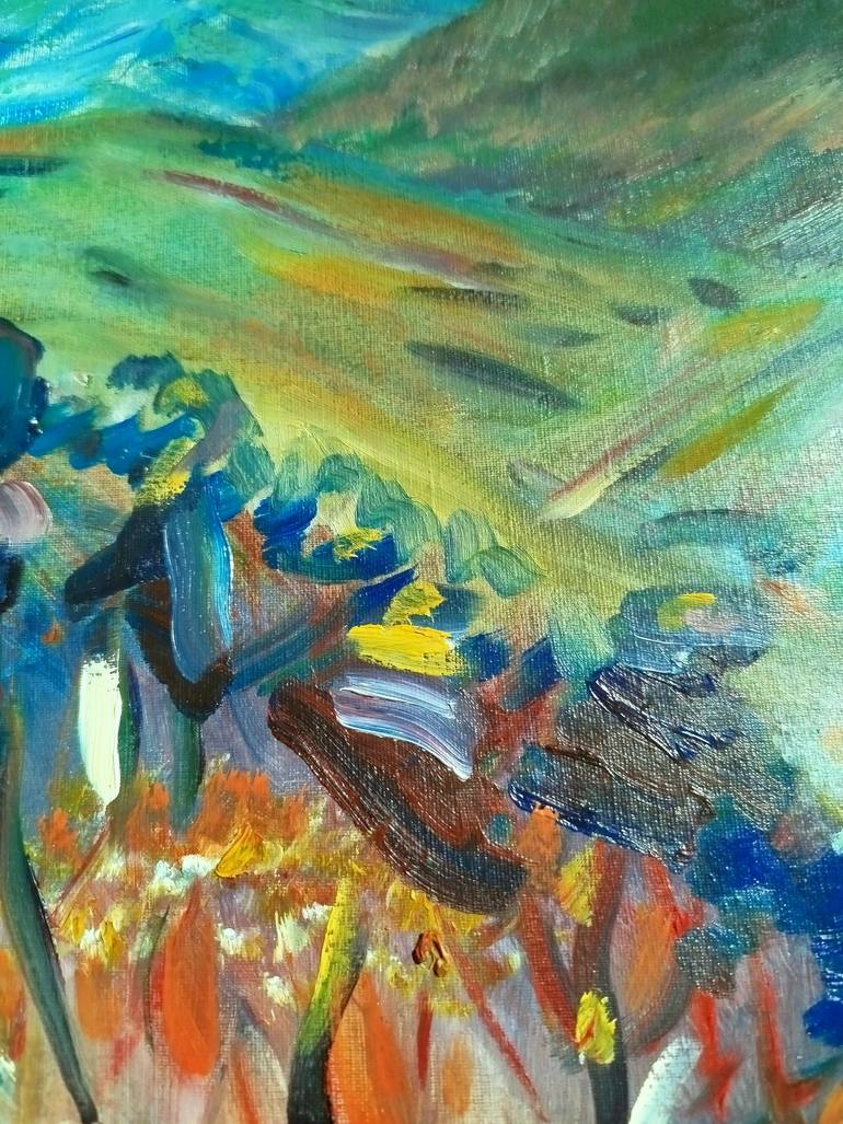Original Impressionism Nature Painting by Anna Filipa