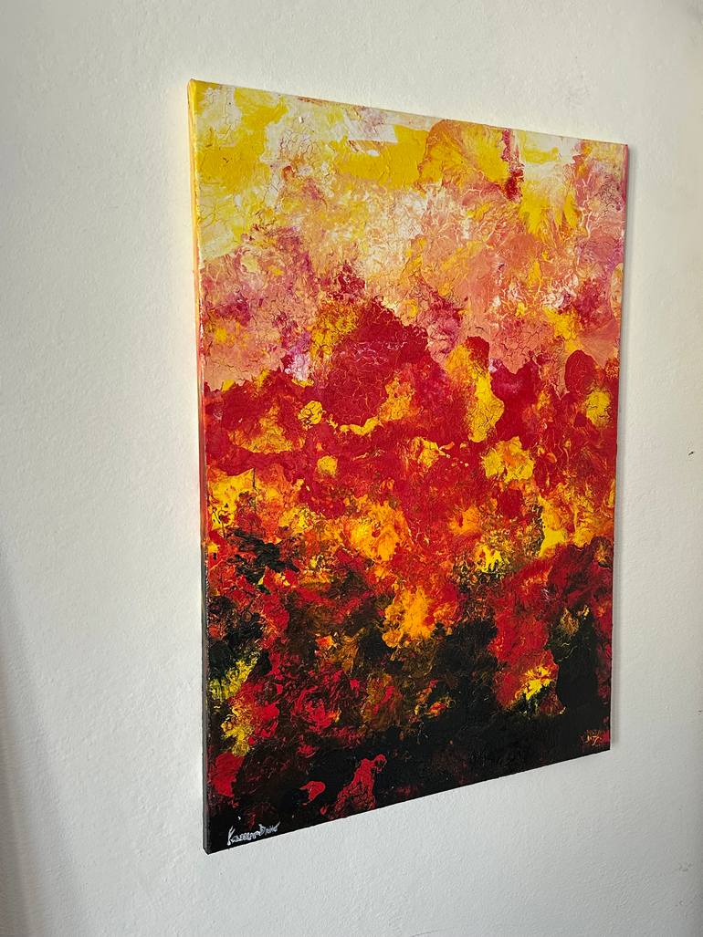 Original Abstract Expressionism Classical Mythology Painting by Francesca Toci