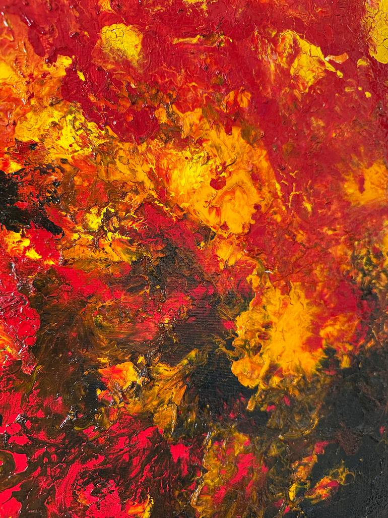 Original Abstract Expressionism Classical Mythology Painting by Francesca Toci