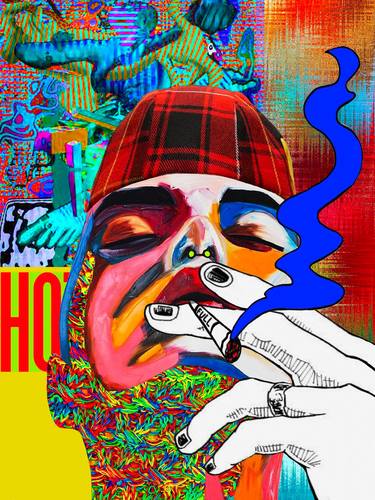 Original Street Art Fashion Collage by Francesca Toci