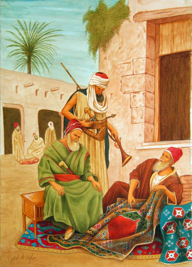 Original Realism Classical Mythology Painting by Muhammad Tabish Alam