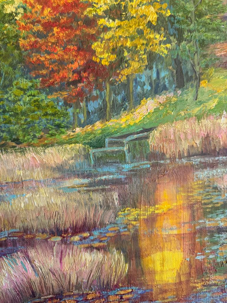 Original Impressionism Landscape Painting by Sam Sole